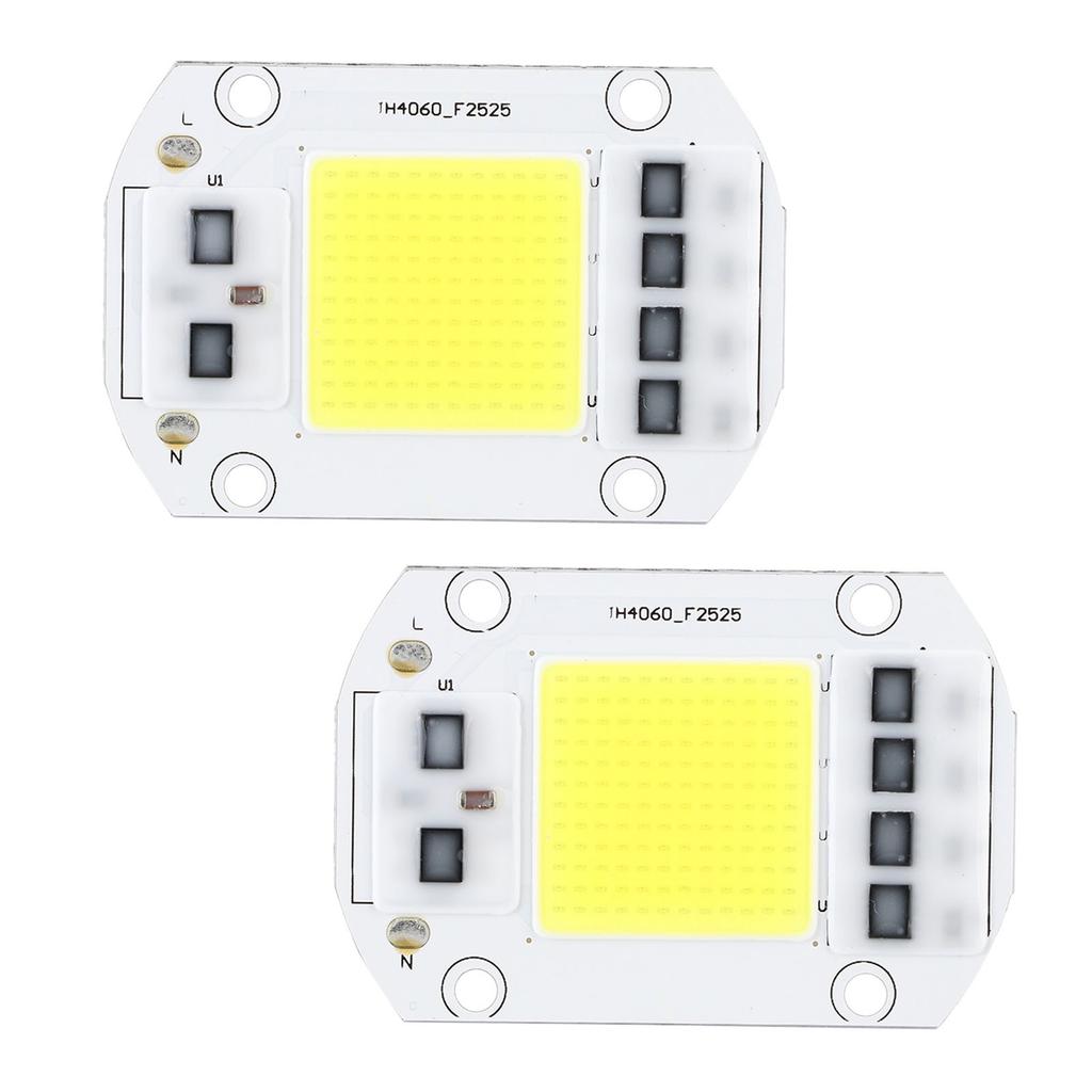 2PCS COB LED Light Chip 100W High Power LED Chip Bead for Spotlight Floodlight Replacement Cold White