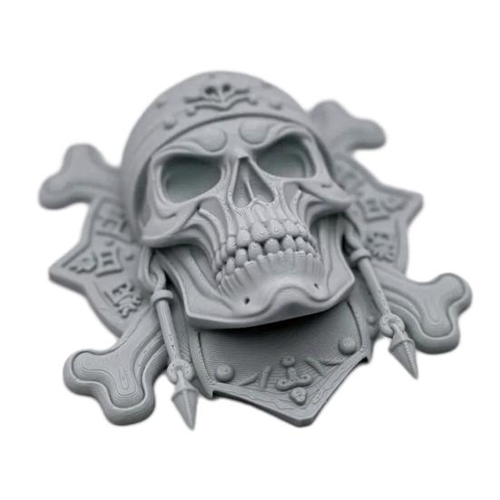 Pirate Skeleton Wall Decor Halloween Plastic Human Head Craft for Garages Living Rooms Bedroom Offices Decor