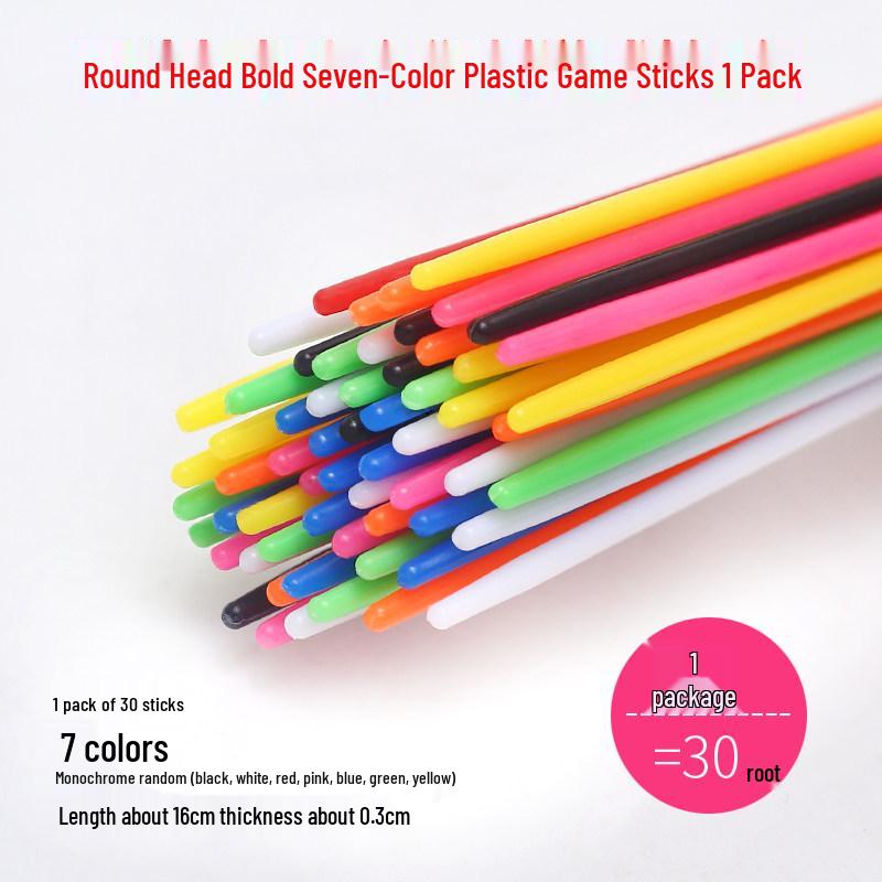 Colorful Pick-Up Sticks: 80s Nostalgic Interactive Educational Game for Kids and Parents