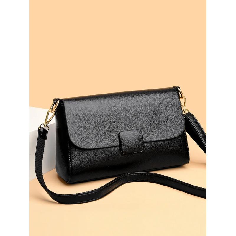 Women's Shoulder Bag Fashi 2026 New Solid Color Leather Underarm Bag Ladies High quality Crossbody Commuter Bag