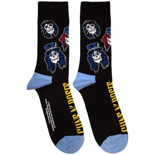 Guns N Roses Unisex Adult Skulls Band Socks