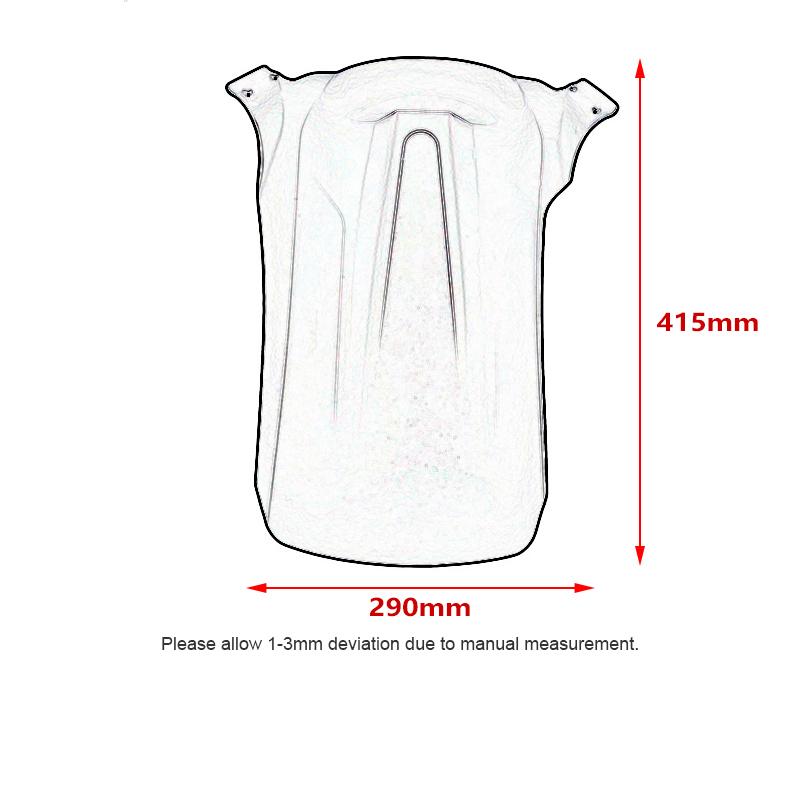For BMW R1200R R1200RS LC R1250R R1250 R1200 R/RS 2015-2023 2022 Rear Fender Mudguard Extender Splash Guard Cover Motorcycle