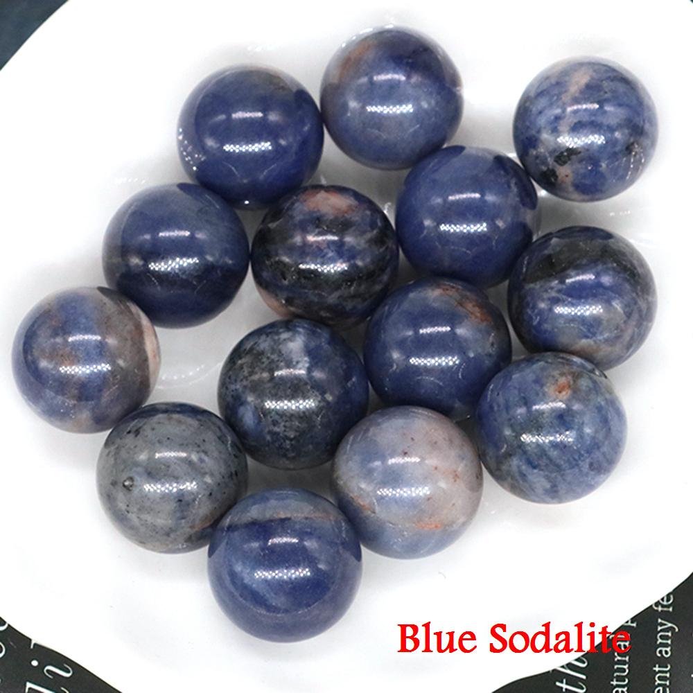 Margele Rotunde Mici din Cristal de Piatră Naturală de 16 mm, Vindecare Reiki, Cuarț, Ametist, Agat, Specimen Mineral, Glob, Chakra, Vânzare cu Ridicata