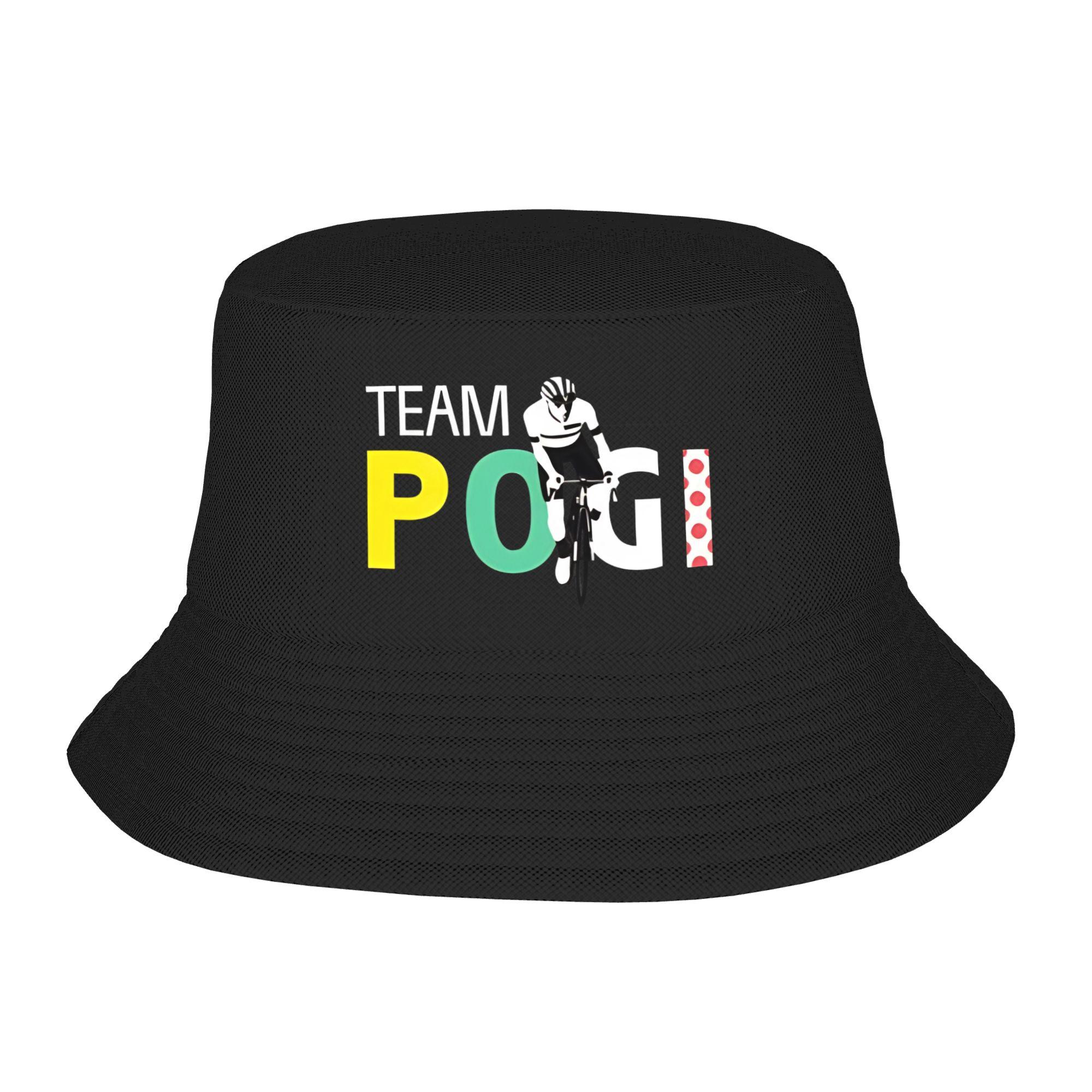 Couple Team Pogi Cycling Art Bucket Hat Tadej Pogacar Portable FisherUnisex Hats Spring Retro Hunting Caps Hip Hop Custom Sun Hat One Size