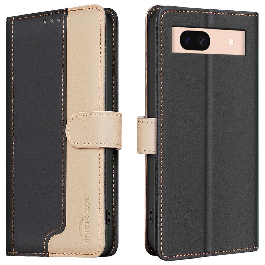 For Google Pixel 8a Case RFID Blocking PU Leather Flip Phone Cover