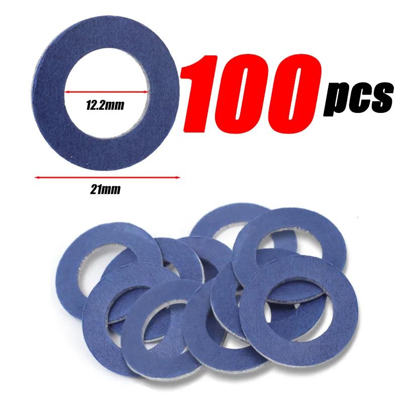 Car Screw Gasket for Toyota Cars Engine Seal Aluminum Oil Drain Plug Screws Washers Wear Part Automotive Replacement Accessories