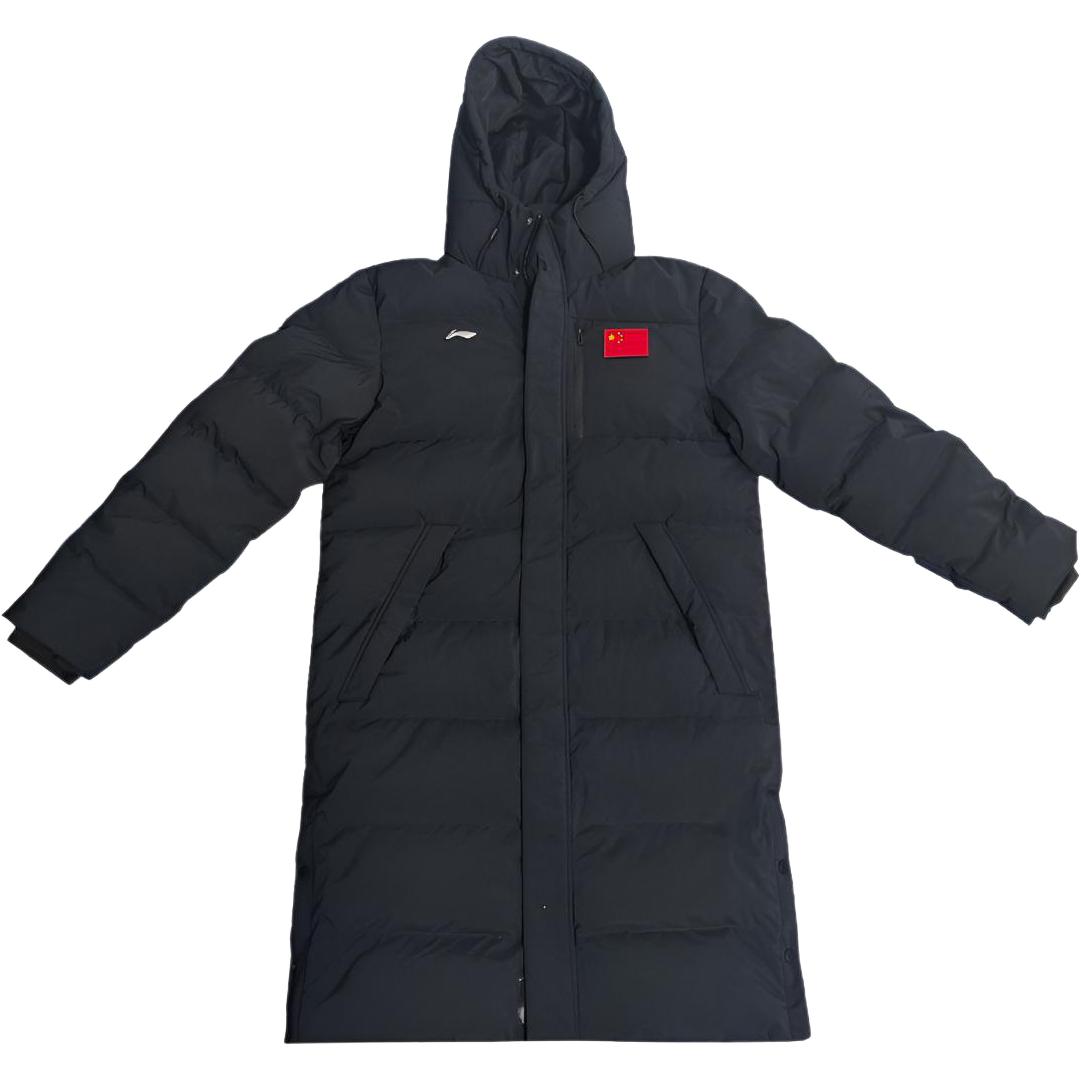

Li Ning National Flag Logo Long Down Jacket Unisex Outerwear AYMV657-A XXL