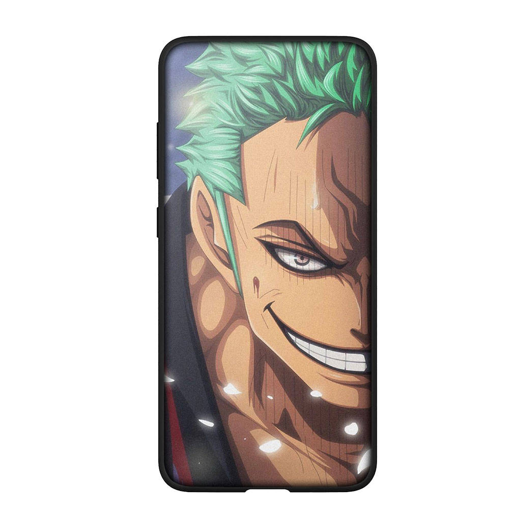 For Samsung Galaxy S24 S23 iPhone 16 15 14 Xiaomi Redmi Note 13 12 11 Plus 9 Pro Max X XR Phone Case Cartoon Luffy Roronoa Zoro One Piece OPPO Huawei