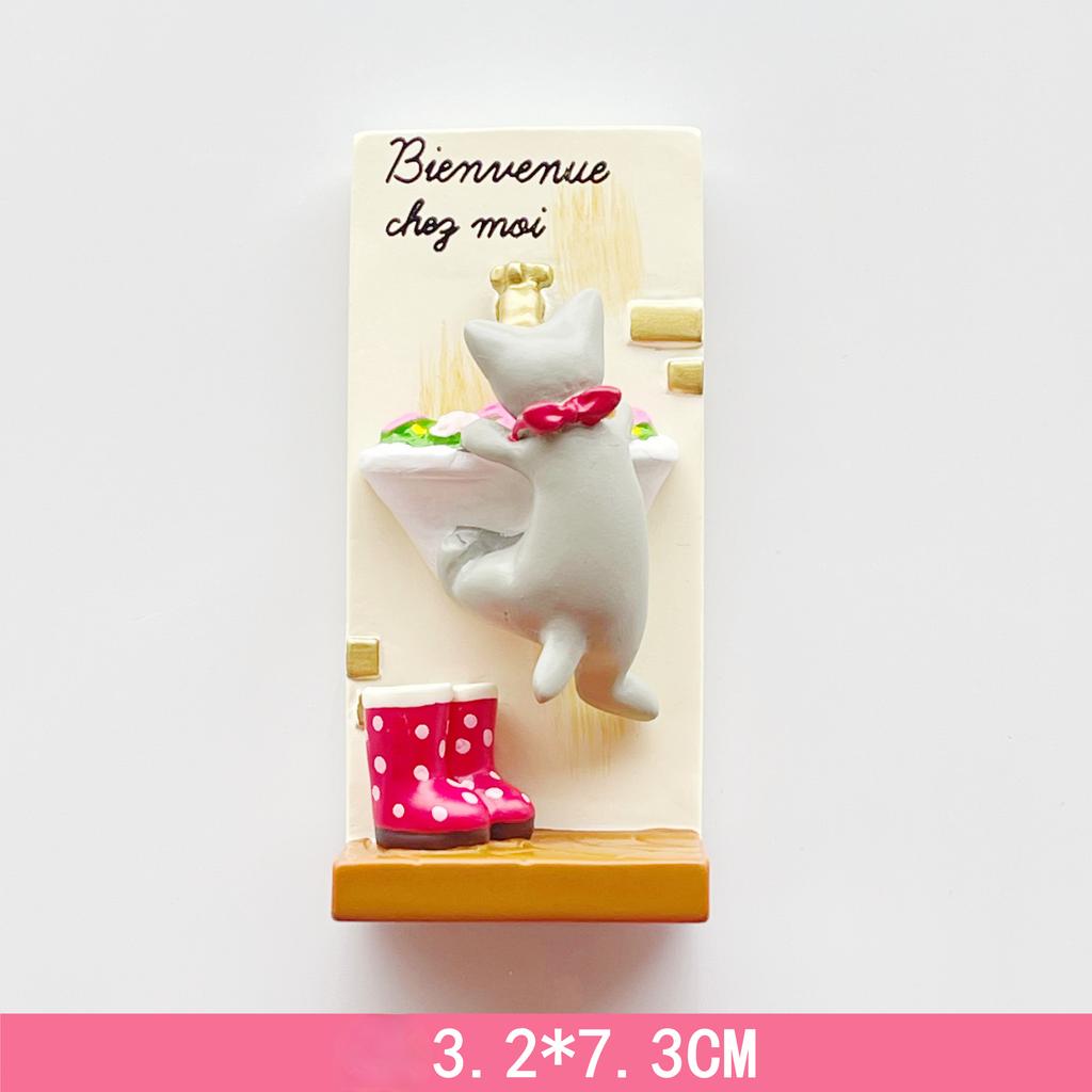 Kawaii Korean Style Dog Fridge Magnets Wedding Gifts Home Decor Fridge Stickers Children Toys Festival Gifts Blackboard Stickers