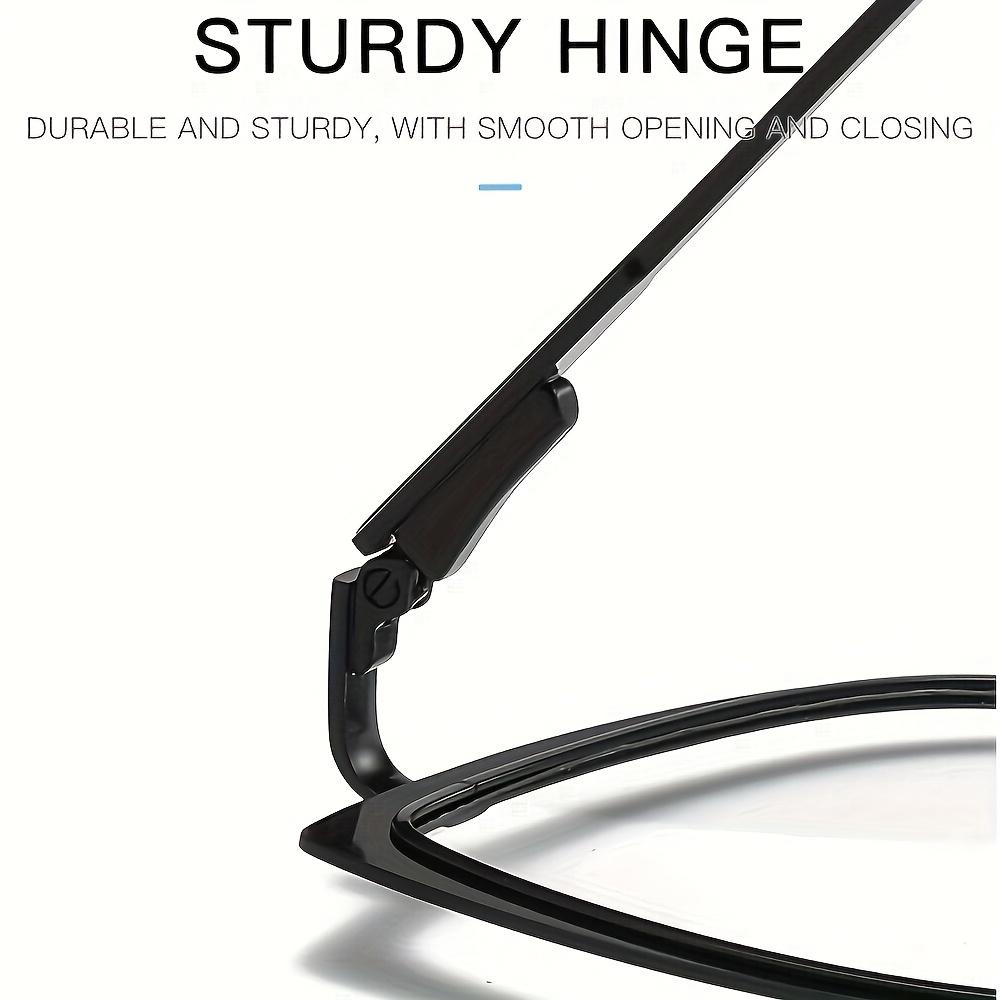 1 Pair Of New High-End Metal Cat'S Eye Frame Fashion Anti-Blue Light Color-Changing Glasses For Men And Women