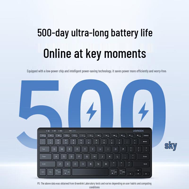 UGREEN K551 Dual-Mode Wireless Bluetooth 78-Key Keyboard