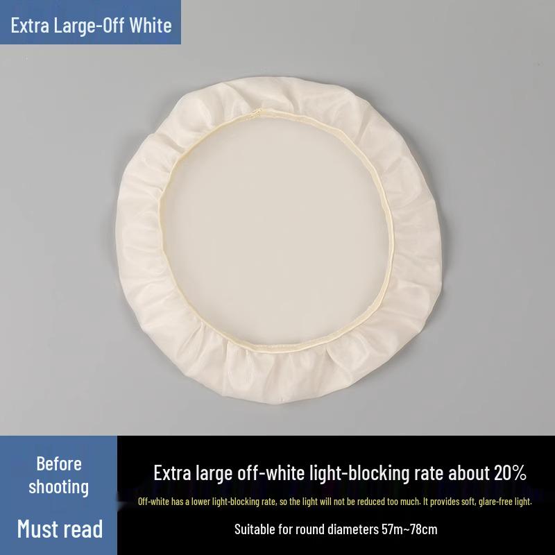 Anti-Glare Lampshade for Table and Ceiling Lamps - Parchment Film Shell Cover Lighting Accessory