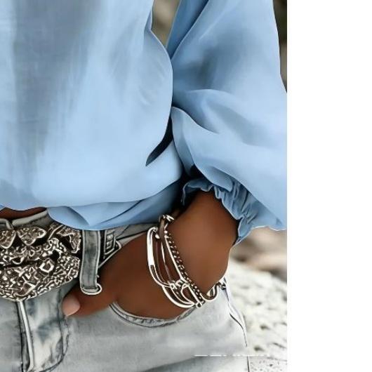 Retro Western Print V-Ausschnitt Hemd, lässiger Stil, Date Hemd, schönes Hemd für Damen am Valentinstag, geeignet für Treffen im Freien
