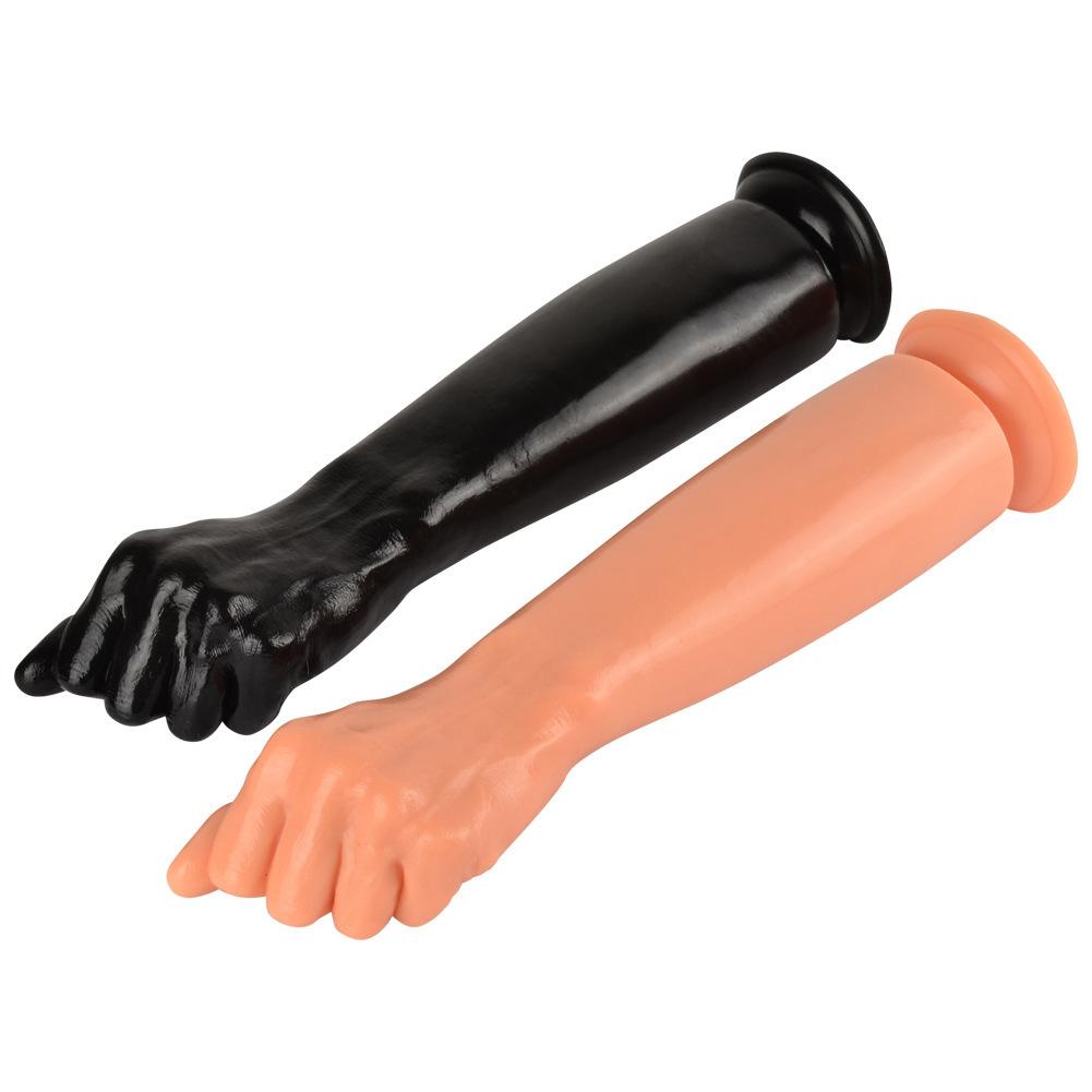Symulator stosunku płciowego z grubą pięścią dildo Masturbacja Korek analny Sztuczny penis Przyssawka Sztuczne dildo Produkty seksualne dla dorosłych