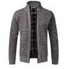 Autumn Winter Warm Cardigan Men Fleece Sweaters Full Zip Jackets Slim Fit Luxury Brand Knitted Sweater Coat American Jersey