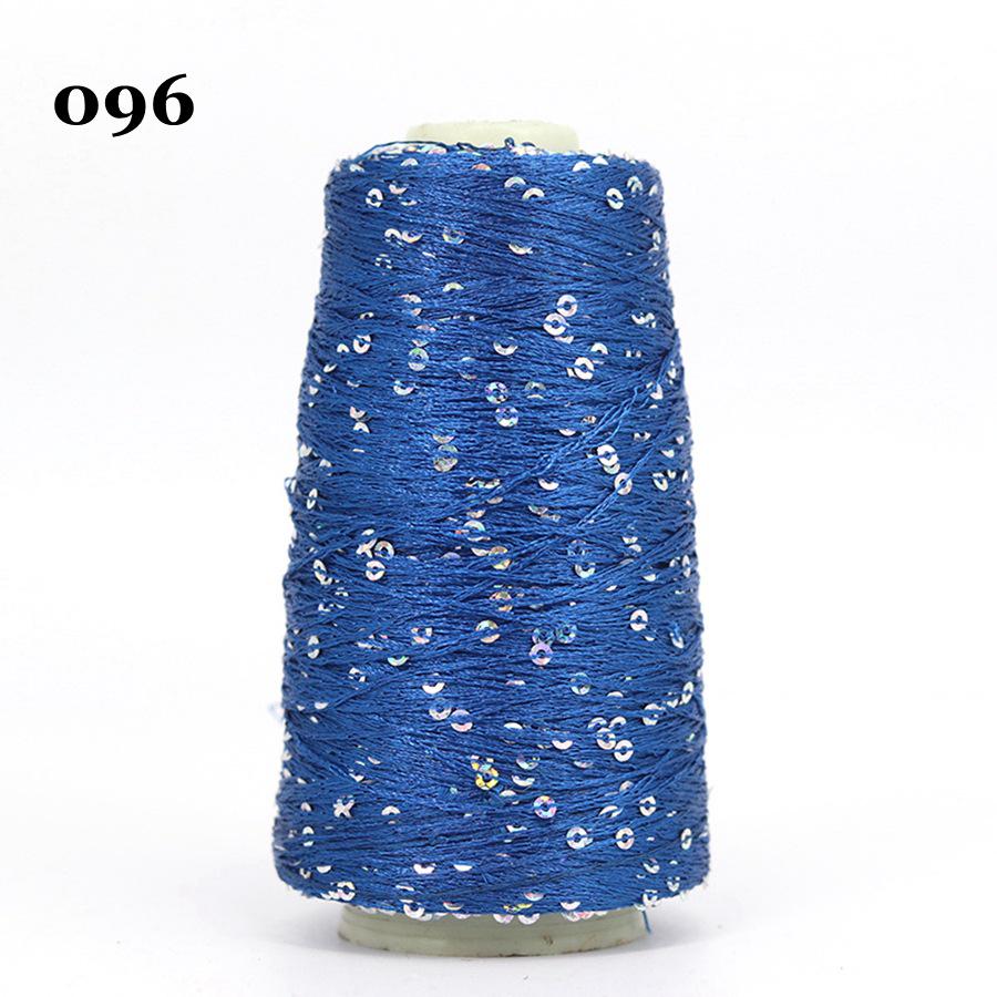 Sequin Cotton Yarn: 50g Fancy Skein for Hand & Machine Knitting