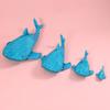 Non-Toxic Soft Kawaii Blue Whale Plush Toys Soft Stuffed Sleeping Pillow Cute Sea Animal Blue Shark Doll Birthday Gifts