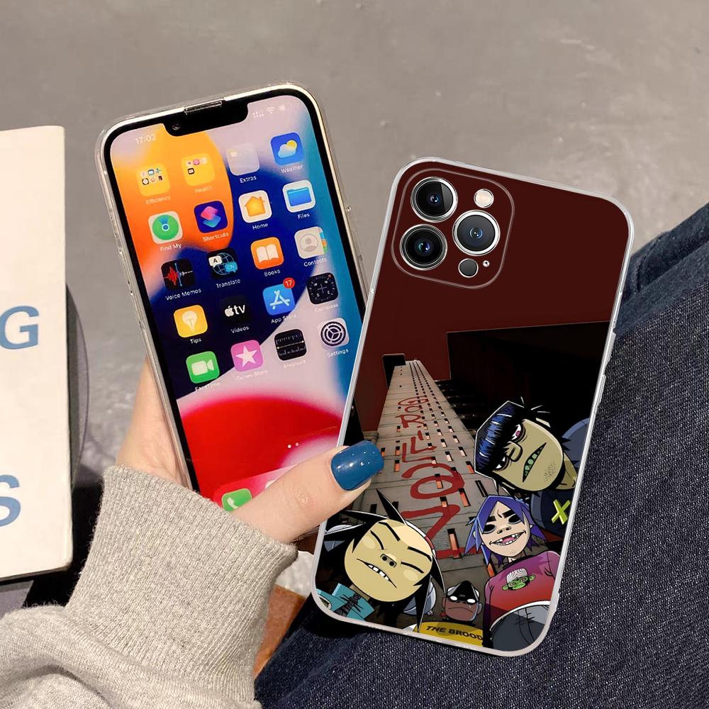 

G-Gorillaz Phone Case For iPhone 16 15 14 11 12 13 Mini Pro XS Max Cover 6 7 8 Plus X Funda Shell iPhone 13pro max