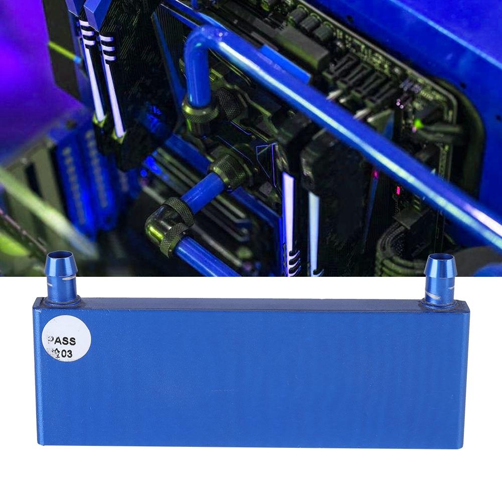 Aluminum Alloy Water Cooling Block for Computer CPU, Industrial Inverter Drive 40*120mm Blue