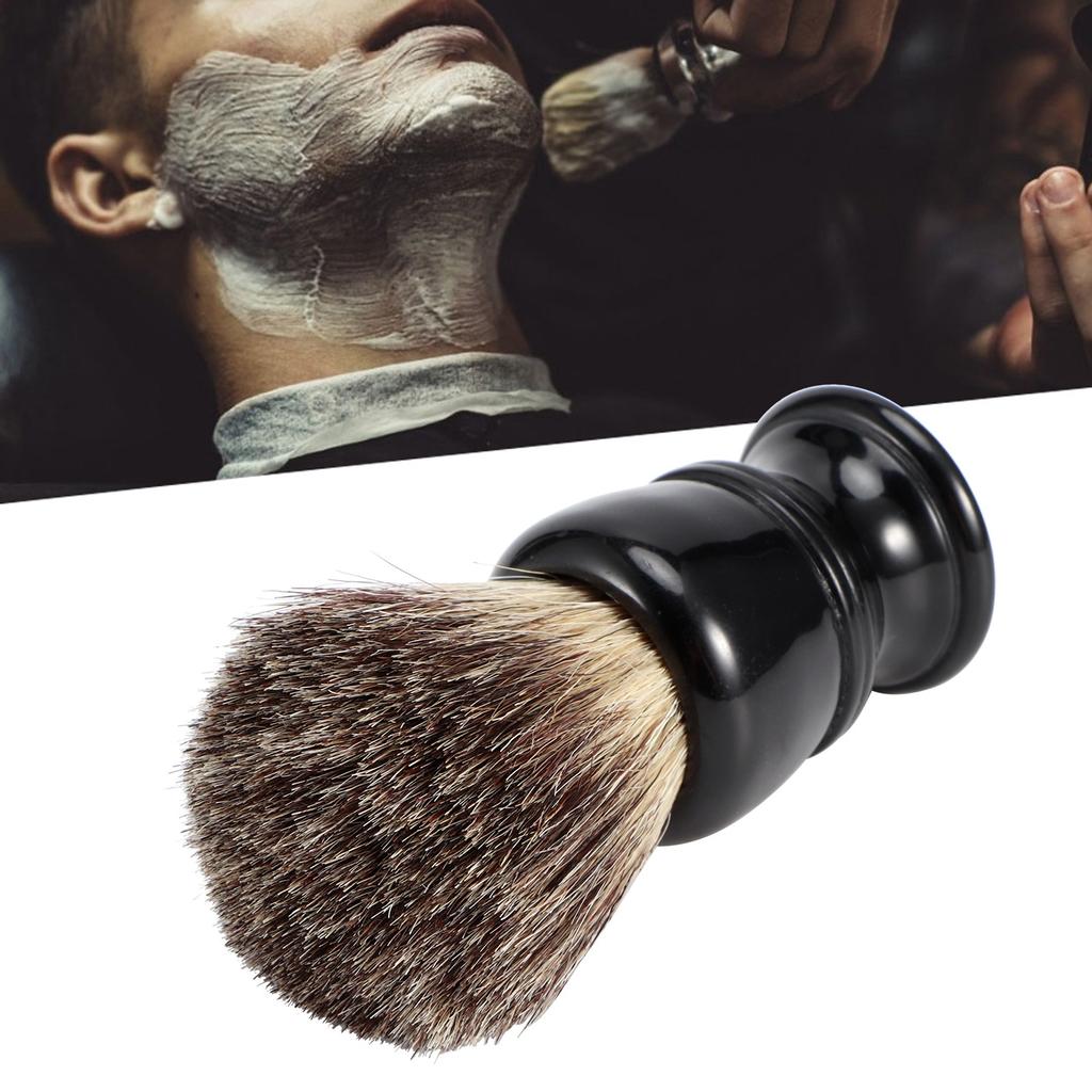Shaving Brush Portable Hair Shaving Brush Resin Base Shave Brush for Shaving Foam