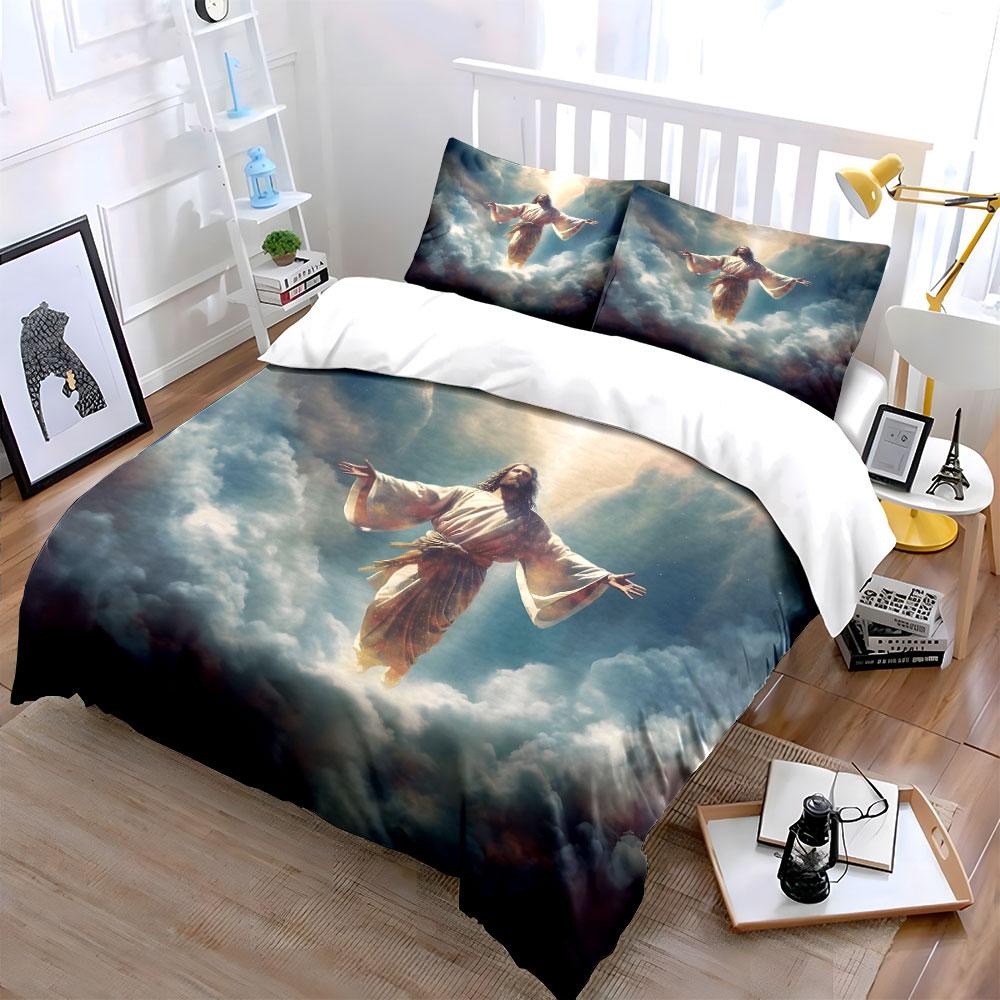 "Heavenly Embrace of Light." Bedding Sets Duvet Covers Pillowcases(1* Duvet Cover 2* Pillowcases Without Duvet Insert)