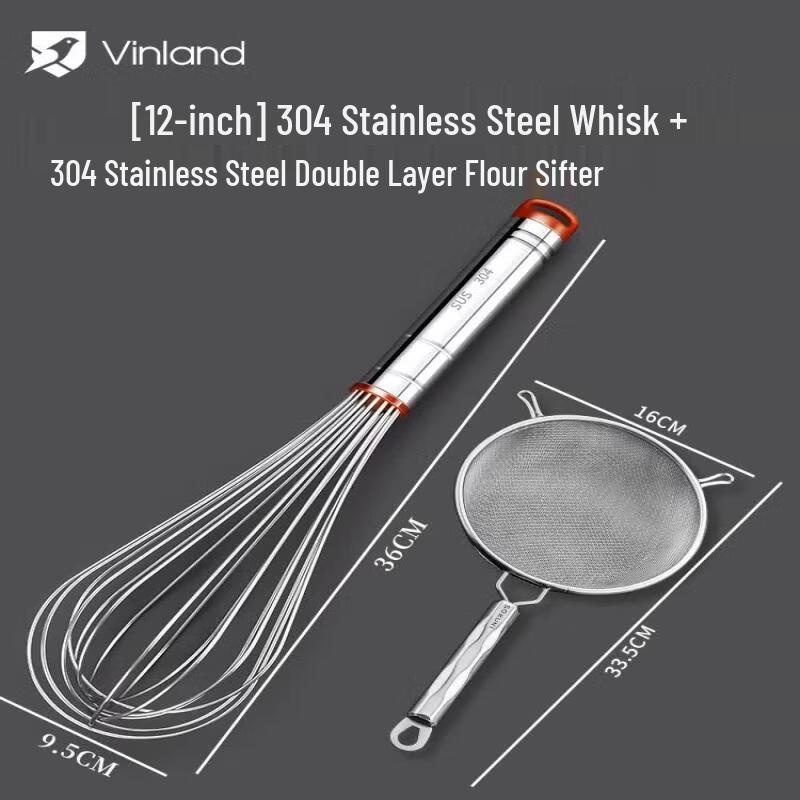 304 Stainless Steel Manual Egg Whisk