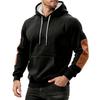 Men's Solid Color Sweatshirt Hoodie Men's Sports Large Size Casual Sweatshirt