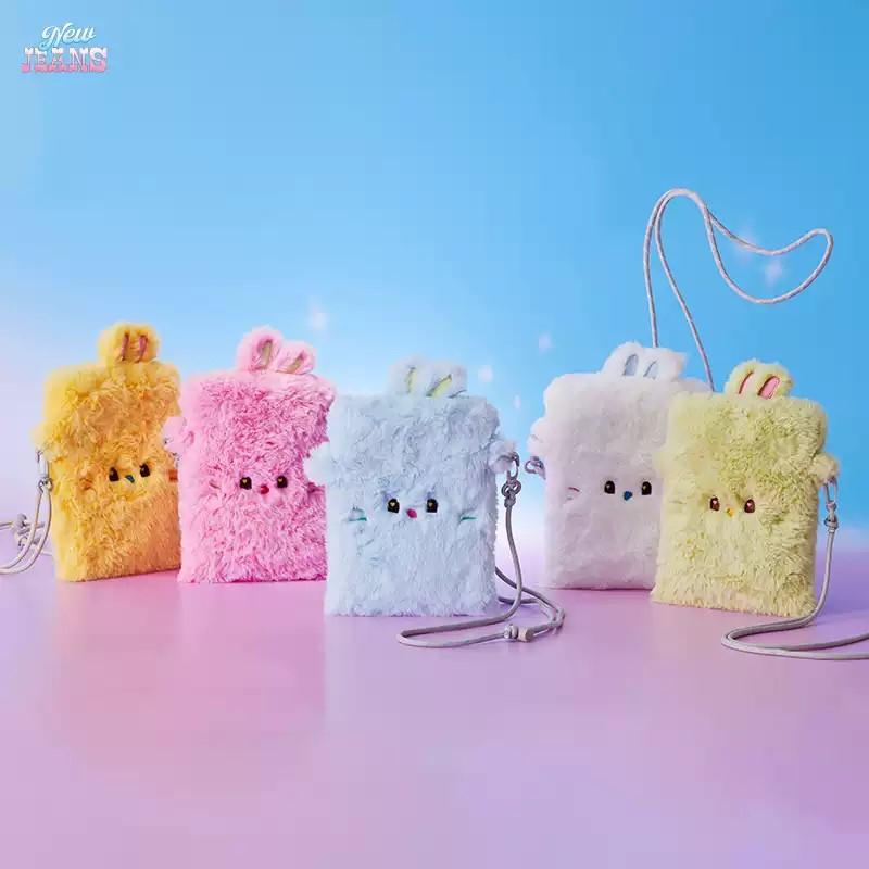 NewJeans X LINE FRIENDS MD Bunini Plush Crossbody Mini Bag