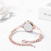Wristwatch with Cute and Analog Stylish Quartz Fashion Accessory Perfect Gift for Day Ladies' Bracelet, Sparkling Diamond, Display, Waterproof,