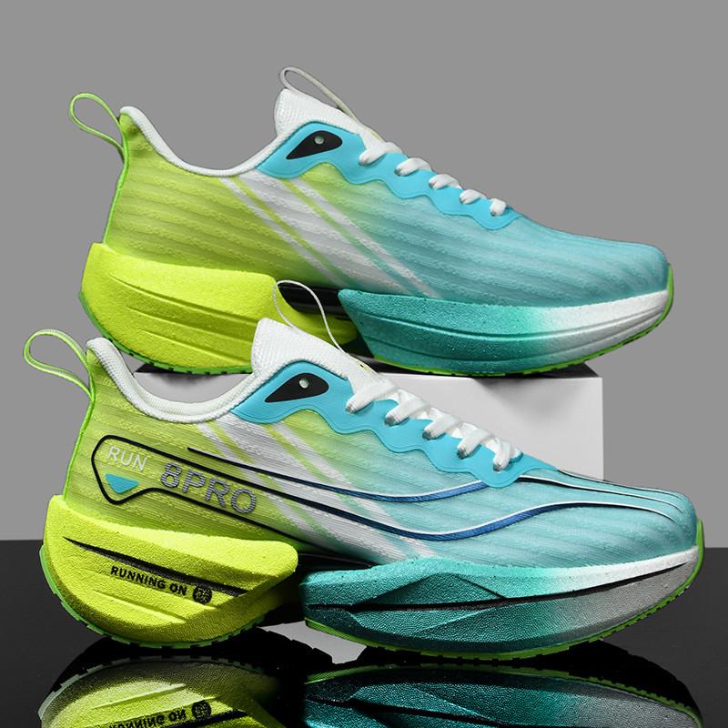 

2025 Новые мужские кроссовки для бега на воздушной подушке Marathon Sports Дышащие легкие женские удобные спортивные нескользящие кроссовки 44 зелёный