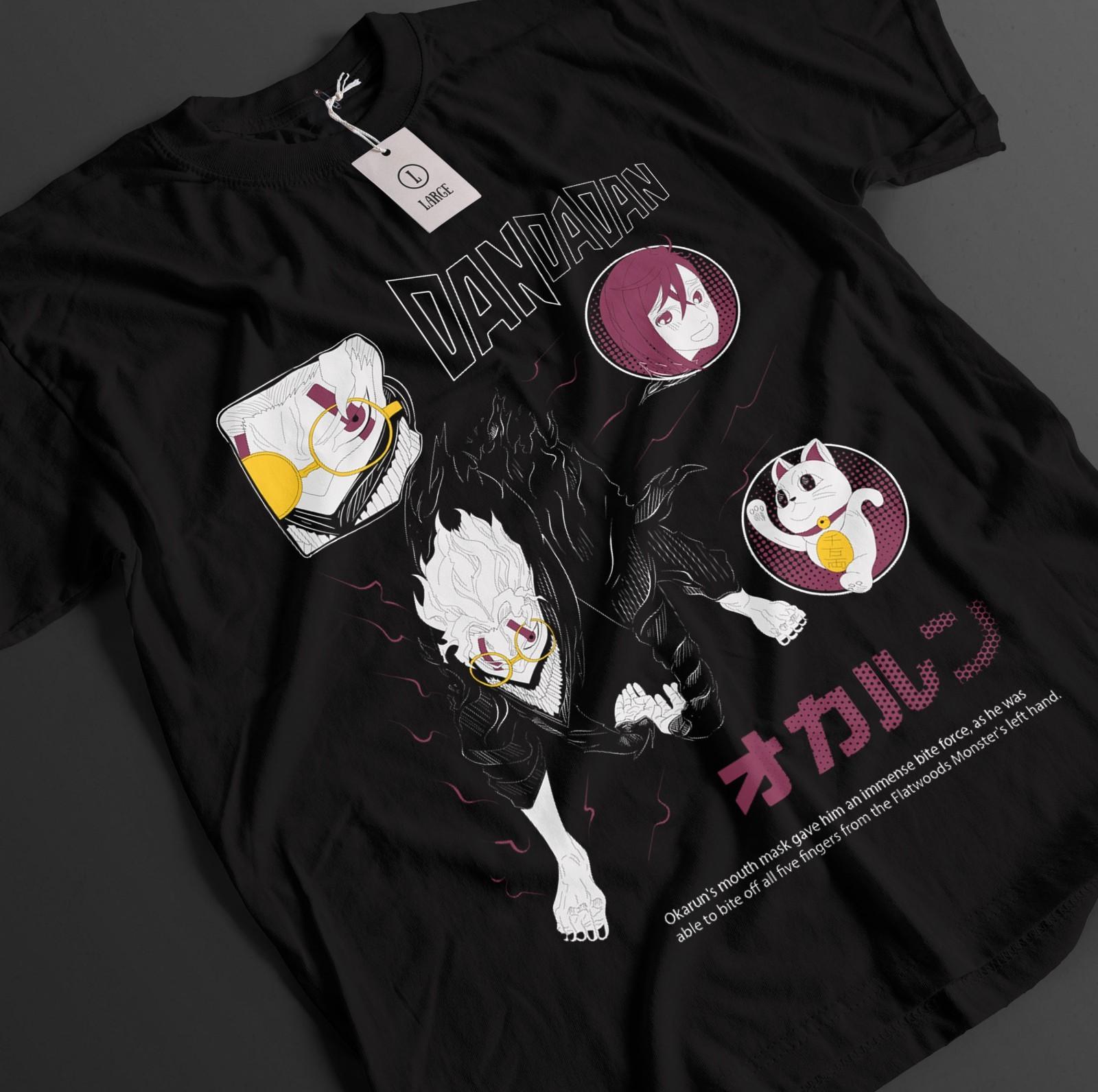 

Dandadan T-Shirt Mens Womens Tees Top Okarun Shirt Momo Seiko Ayase Top Aira Turbo Granny Unisex Tee 2XL