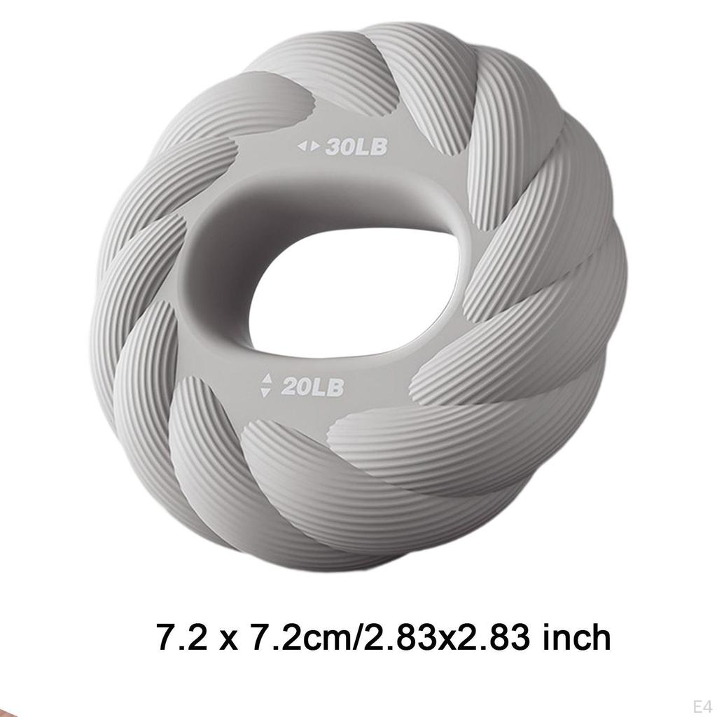 Grip Strength Ring Strengthener Wrist Forearm Finger Exerciser for Men Women