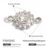 Waterproof Hypoallergenic DIY Jewelry 18K PVD Gold Plated Stainless Steel CZ Star Moon Heart Bow  Charms Pendants Bulk