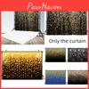 Vintage Abstract Party Photography Backdrop Cloth For Festive Decoration Black Gold Background With Glittering Highlights Characters)