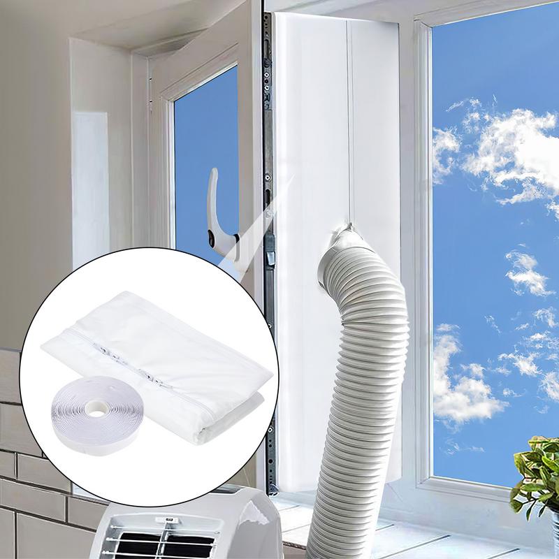Portable Air Conditioner Window Sealing Kit Sealing Effect Window Vent Kit Waterproof Hot Air Stop Guard Keep House Cool Seal