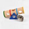 Natural Wooden Hamster Toy Hamster Swing Chew Toys For Chinchillas