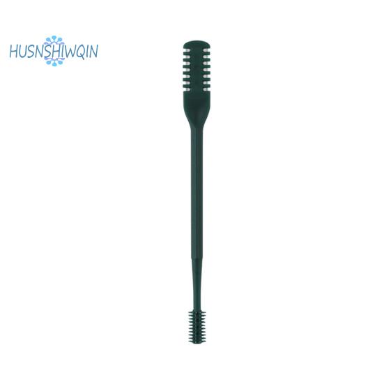 

Триммер для волос в носу, вращающийся на 360 градусов — с двойной головкой, портативный, острый, ручной для мужчин и женщин темно-зеленого