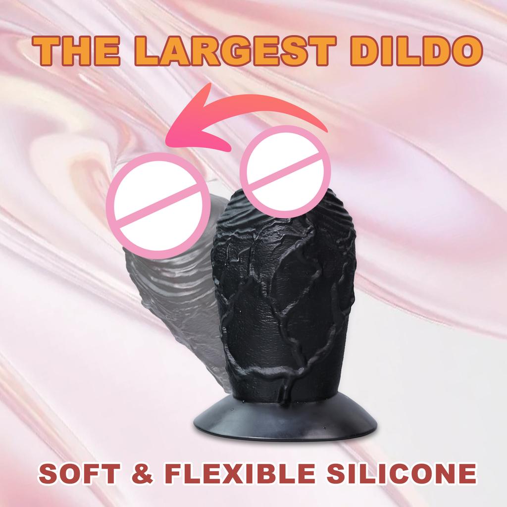 Black Thick Dildo Penis Masturbator Clitoral Stimulation Anal G-spot Stimulation Male Dildos Female Adult Sex Toys Huge Dick 18+