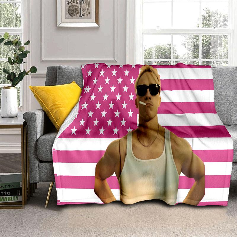 Coperta morbida in peluche 3D Drew Starkey Rafe Cameron, Coperta in flanella per Soggiorno Camera da letto Letto Divano Coperta da picnic Regalo