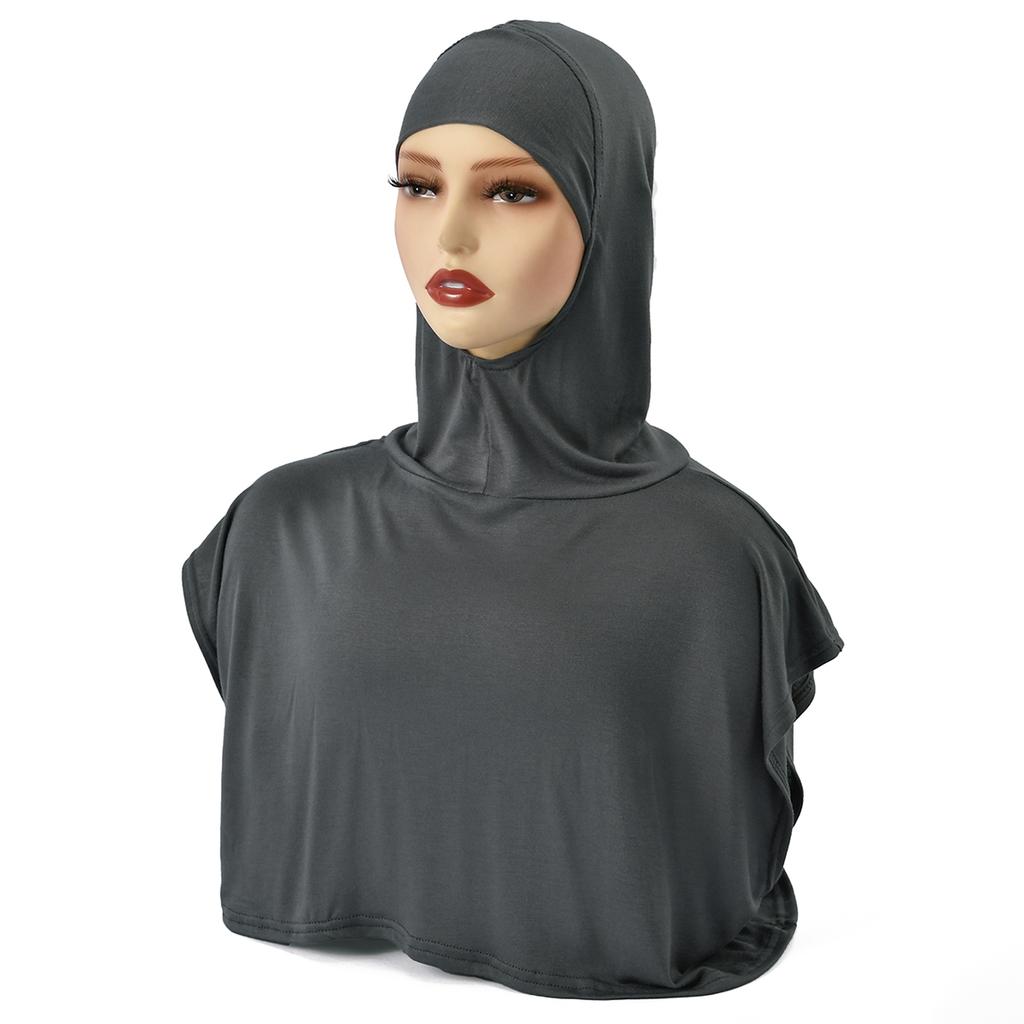 Muslim Islamic Inner Hooded Hijab Women Basic Vest Sleeveless Bottoming Shirts Islamic Clothing Turkey Arab Abaya Tops