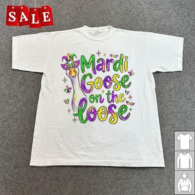 

New Funny Mardi Gras Goose Gift For Fans Unisex S-5XL Shirt MD515 Unisex T-Shirt XXXXL