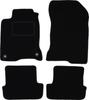 Black Velour Floor Mats For: Renault Laguna III Coupe (2007-2015)