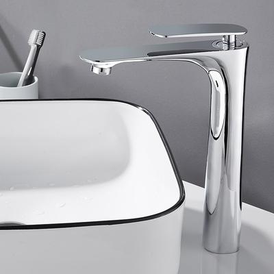 Brass Black Bathroom Basin Faucet Cold And Hot Mixer Water Tap Deck Mounted Single Handle Sink Faucet Crane Bathroom Tap