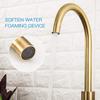 Stainless Steel Brushed Gold Kitchen Faucet with Hot and Cold Water Mixer