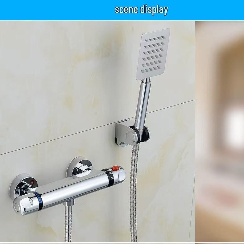Thermostatic Solar Water Heater Valve: Cold/Hot Shower Mixer & Faucet
