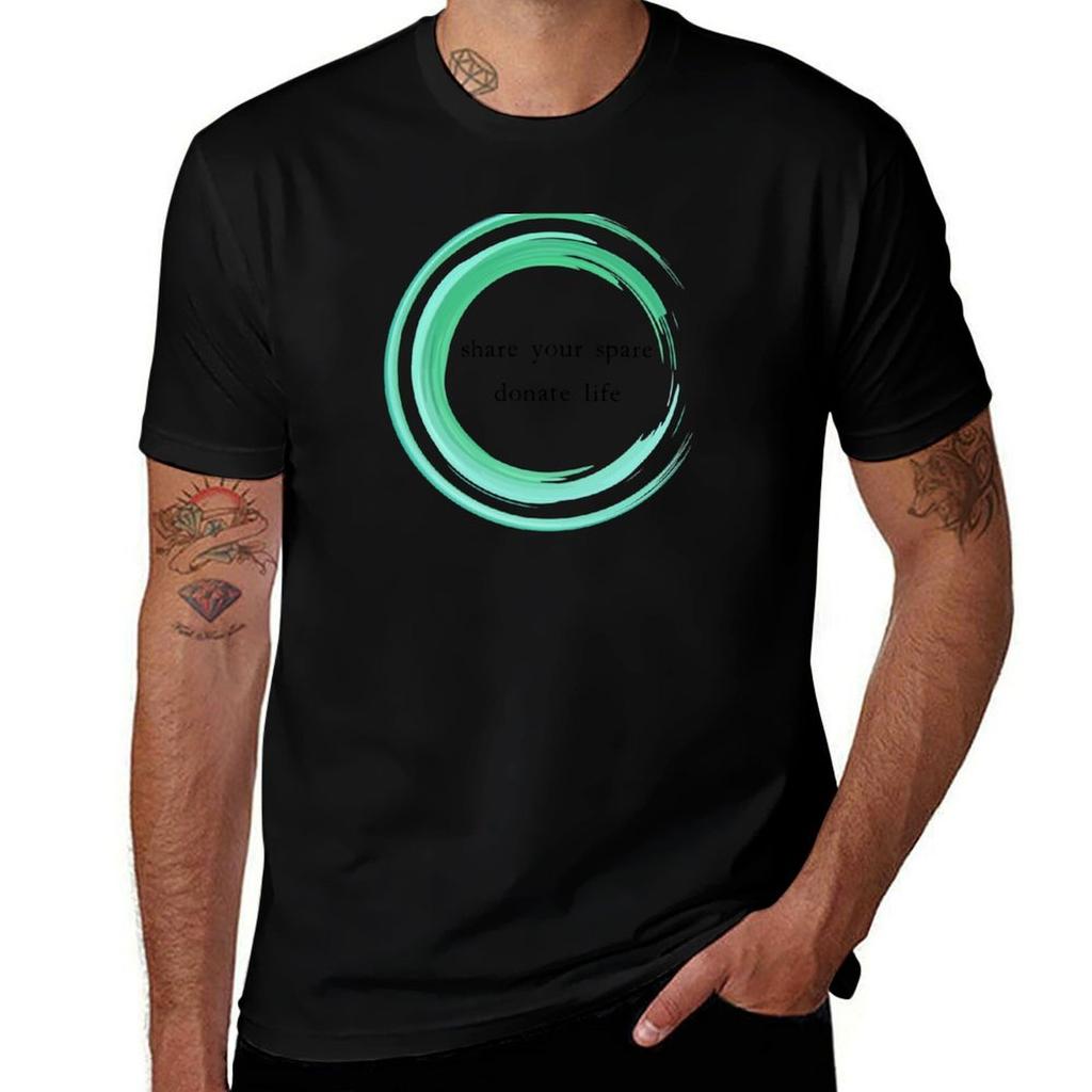 Share Your Spare Donate Life Tshirt Basic Plain Short Sleeve Crew Neck Tee Tshirt