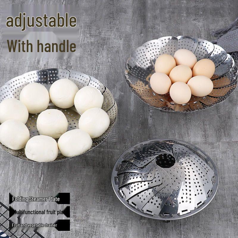 Telescopic Stainless Steel Folding Steamer Basket