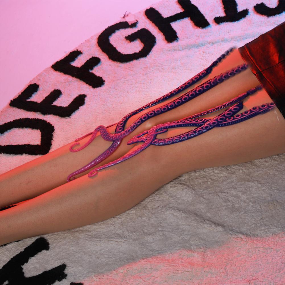 Women Leggings Sexy Lace Stockings with Silicone Octopus Tentacles Stretchy Pantyhose Realistic Three Dimensional