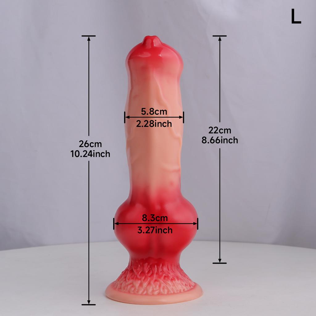 Huge Silicone Animal Dog Dildos Realistic Big Knot Penis Female Vaginal Masturbation Device Anal Plug Adults Sex Toys For Men18+