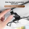 Eyeglass Organizer Car Glasses Rack Universal Car Sunglasses Holder Gifts Car Sun Visor Bill Clip